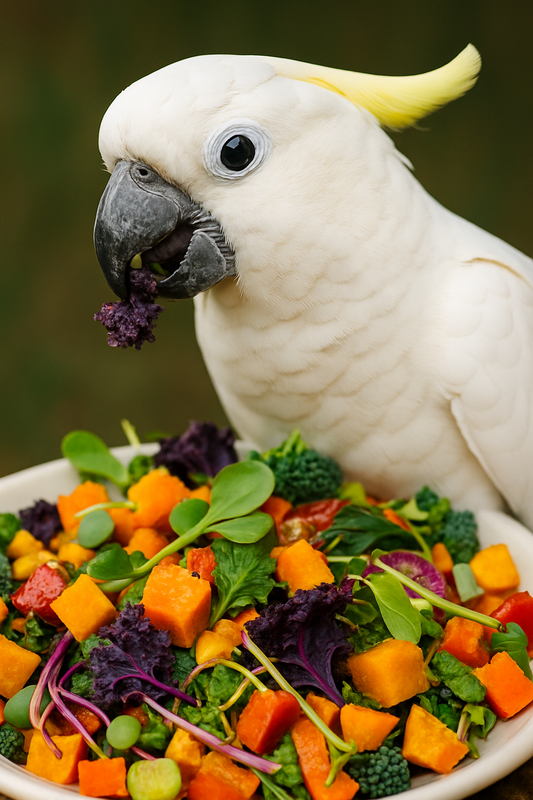 This Week’s Parrot Chop: Over 40 Fresh, Organic Ingredients for Optimal Bird Health 8-3-25